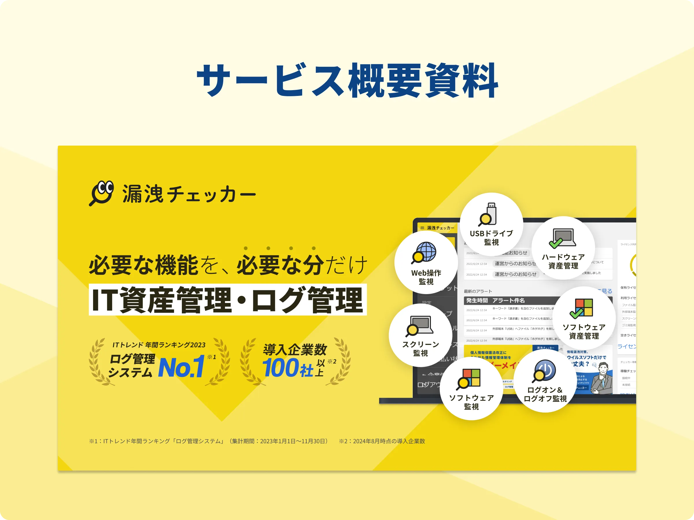 「Watchy」サービス資料